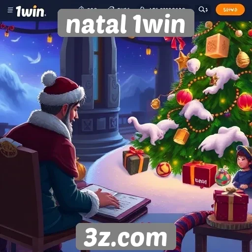 Navegação intuitiva no site de jogos Natal 1win